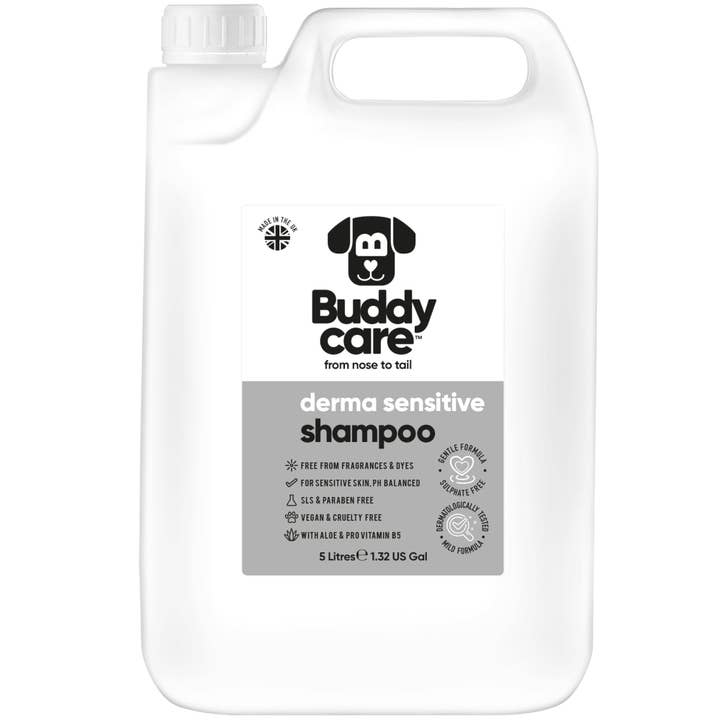 Buddycare Dog Shampoo - Derma Sensitive - 5L / 1.32 Gal for wholesale by Buddycare