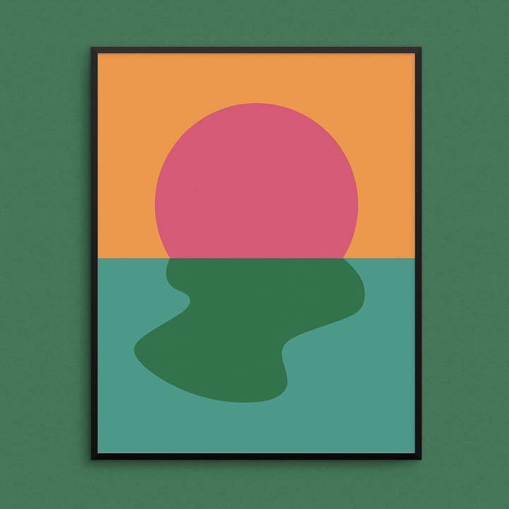 Reflections Art Print voor wholesale door Mad Love Creative Co.