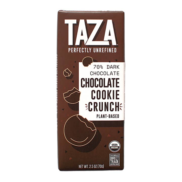Chocolate Cookie Crunch Bar for wholesale by Taza Chocolate