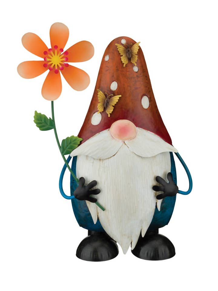 Gnome Spinner Decor - Mushroom for wholesale by Regal Art & Gift