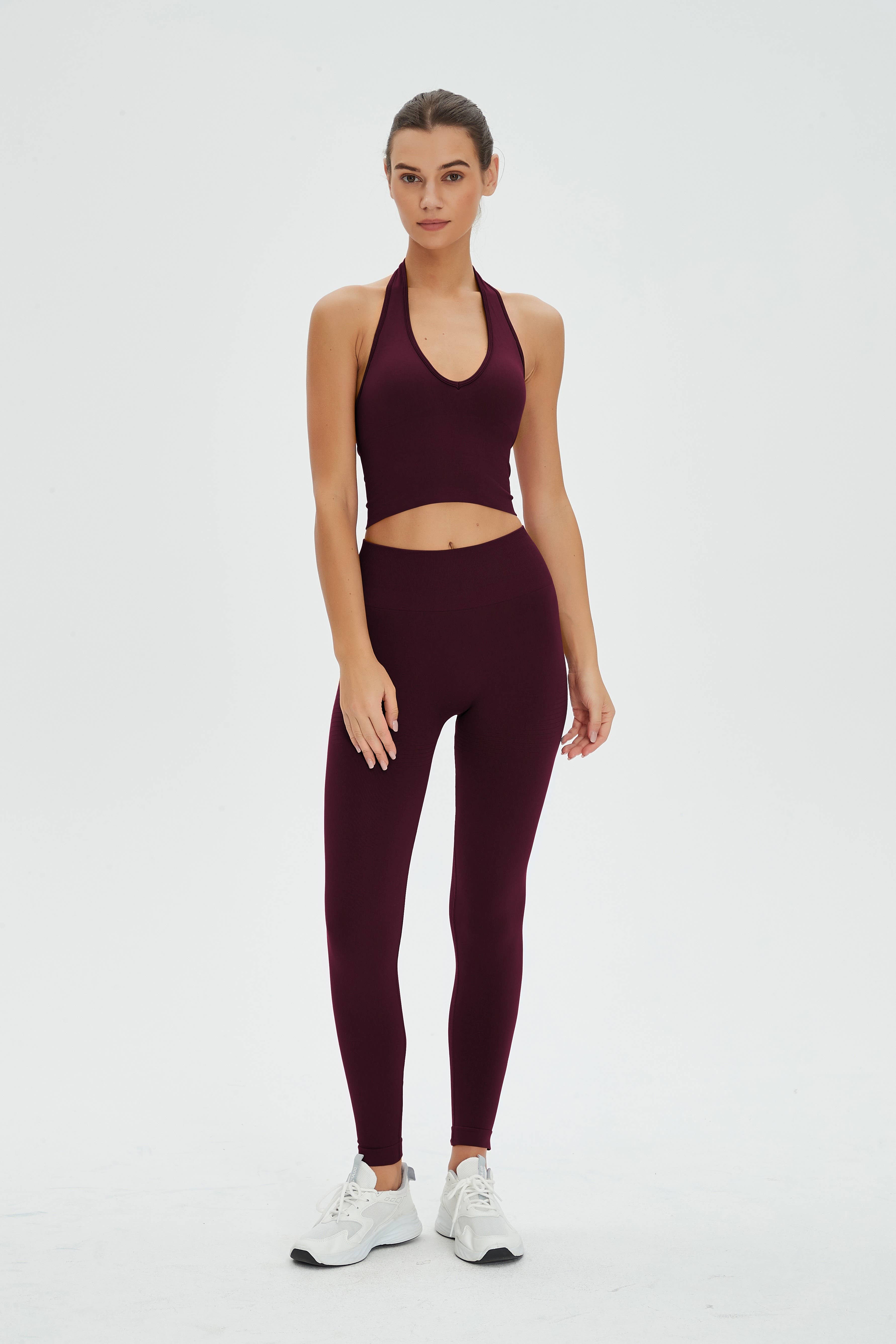 Mantra Active – Großhandel Sport-/Lounge-Leggings – Damen – Camilia Nahtlose Rippstrick-Leggings mit hohem Bund7