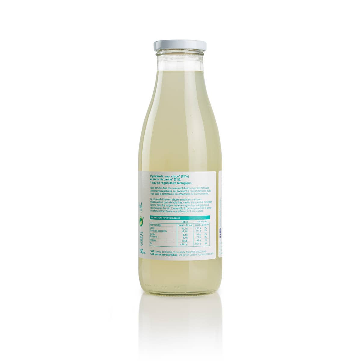 ekolo - Wholesale Fruit Juice - Lemonade 100% fruit organic cultivation ékolo, 6 units x 750ml1