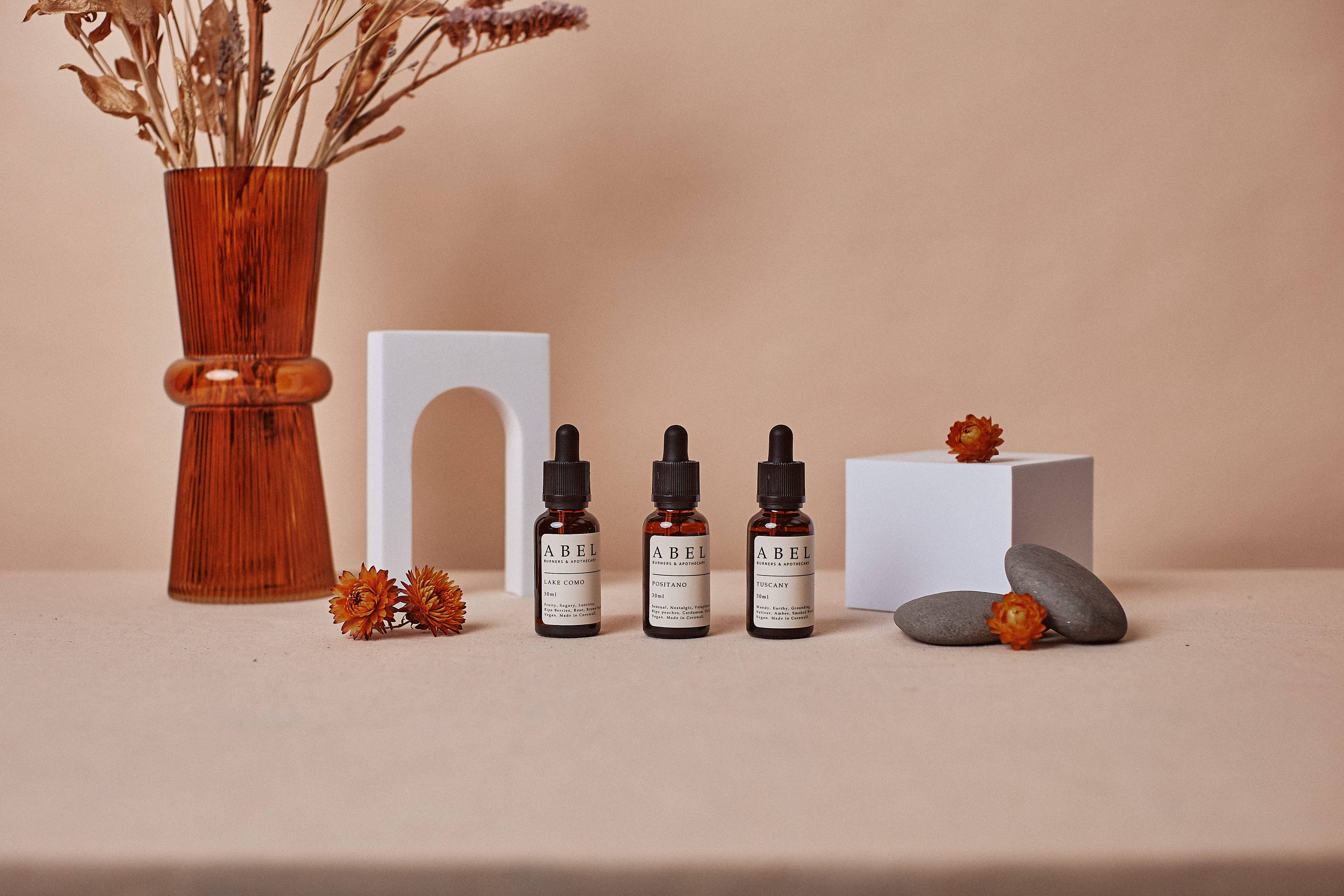 Abel Burners – wholesale Fragrance oil – Tuscany 30ml Fragrance Oil - Vetiver, Amber, Smoked Wood3