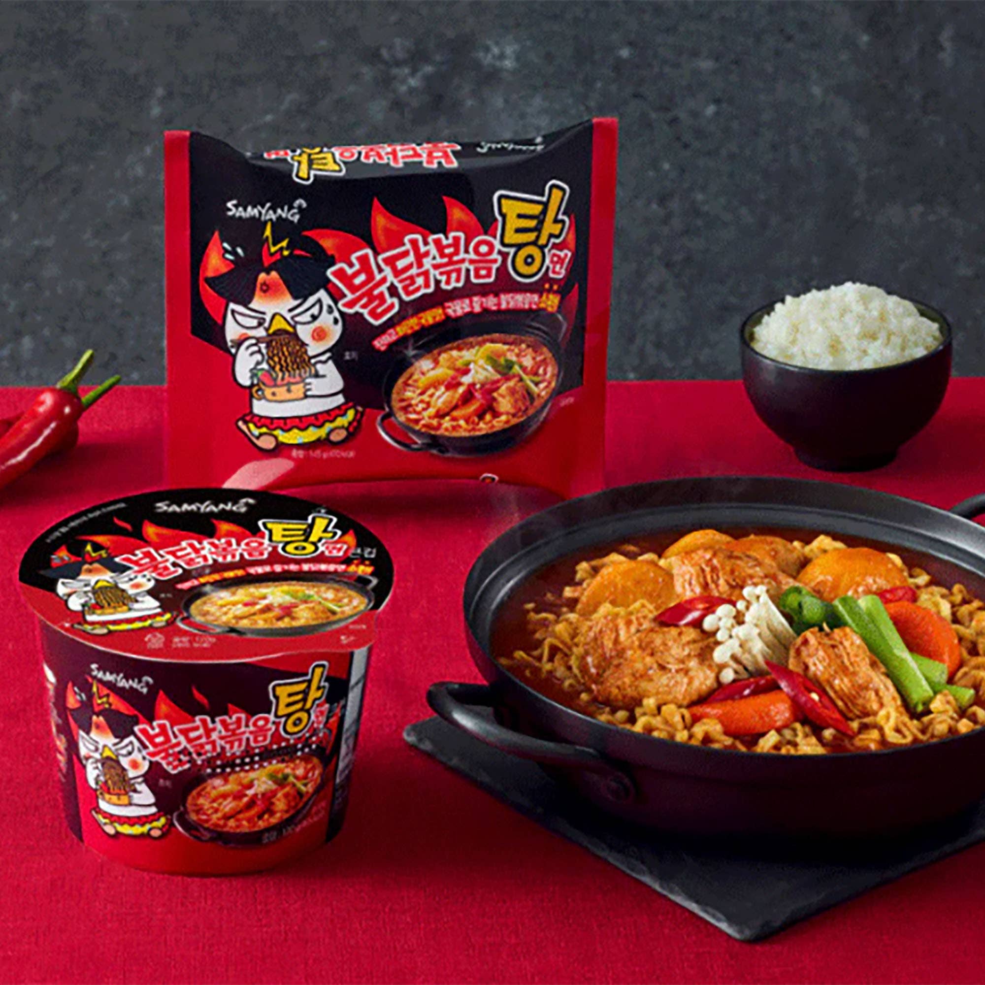 K Moitves Foods – wholesale Ramen – Samyang Buldak Chicken Ramen Stew Bowl-120g (Pack of 16)3