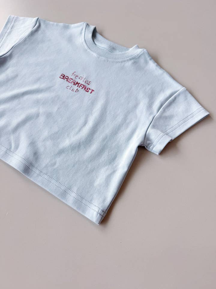 FRECKLES the label - Wholesale Screen Printed T-Shirt - Kids - Breakfast Club Tee | Sky2