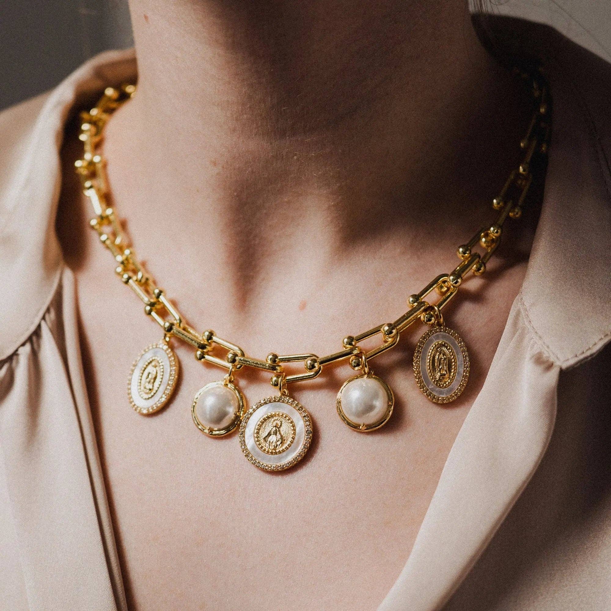 PHOEBE´S - Wholesale Pendant/Charm Necklace - Collar Católico, Colgantes de la Virgen María4