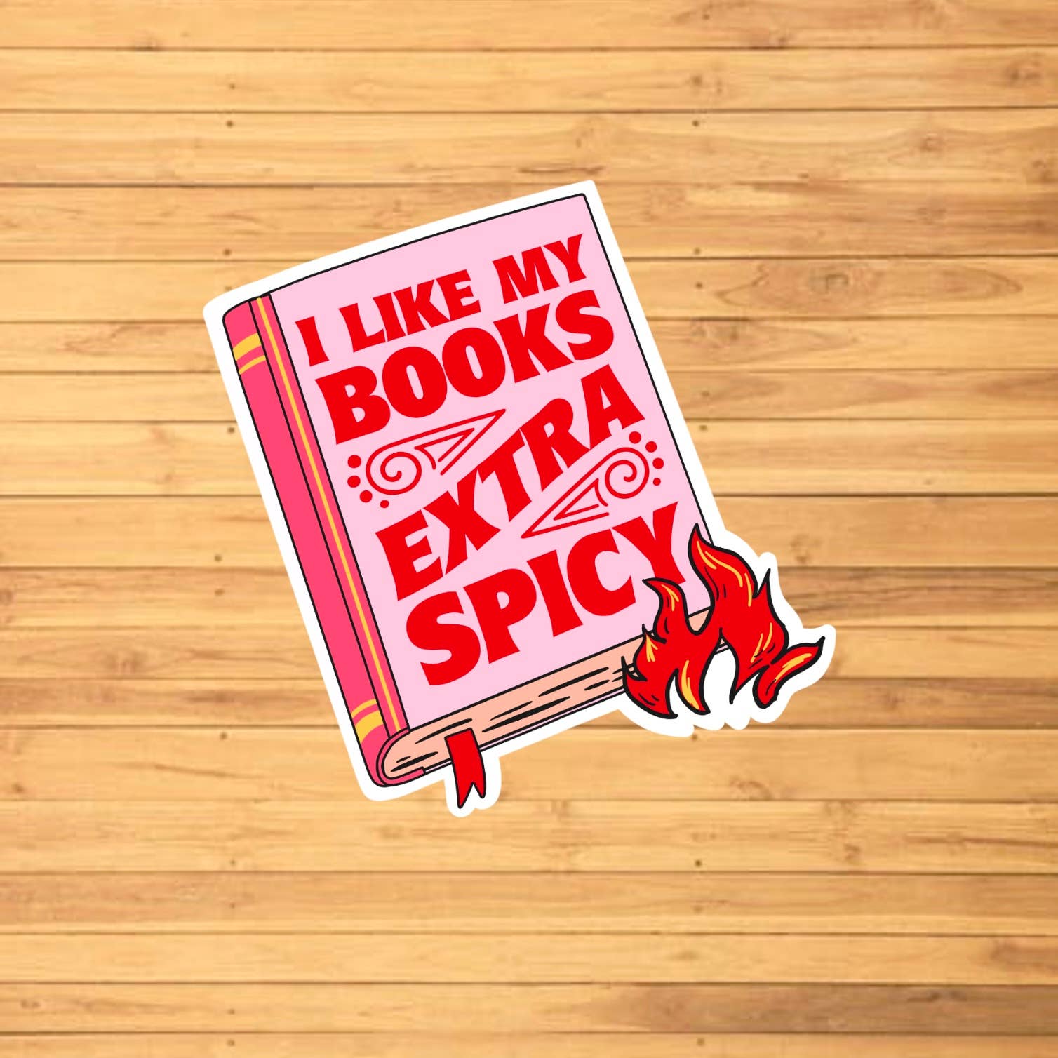 EnchantingSunshine - Vente Autocollant - Autocollant extra épicé I Like My Books1