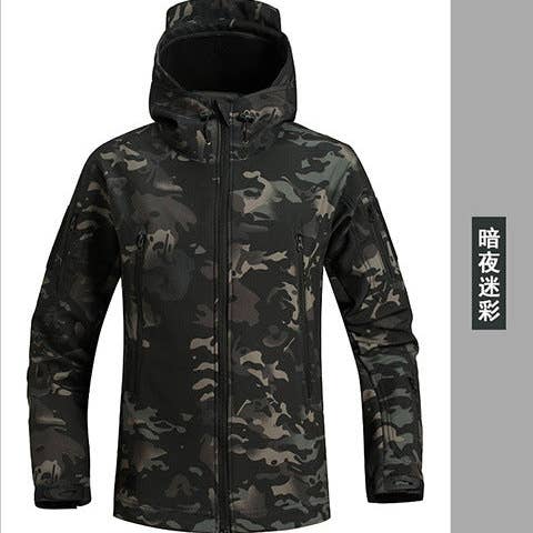 Ecovear - Wholesale Jacket – Men's - Tactical Shark Skin Outdoor Soft Shell Jacket4