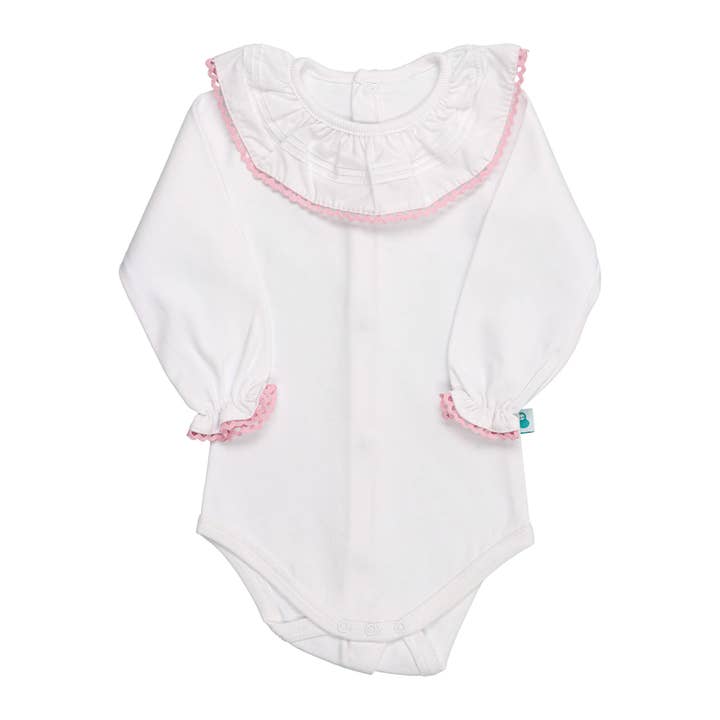 Bean Baby Clothes - Wholesale Bodysuit (Non-Footed) - Baby - Cotton Baby Bodysuit Onesie with Greek Lace Collar7