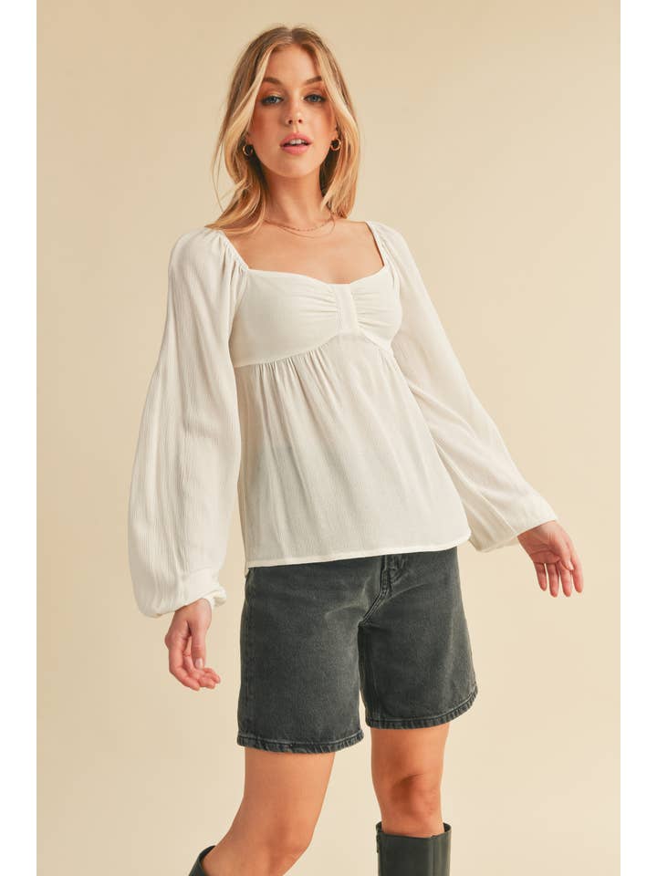 AEMI + CO - Wholesale Blouse - Women's - 8136BK Silvana Top7