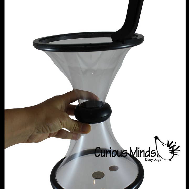 Curious Minds Toys – wholesale Money/piggy bank – Child & baby – Vortex Gravity Spiral Piggy Bank - Spare Change Holder Cute