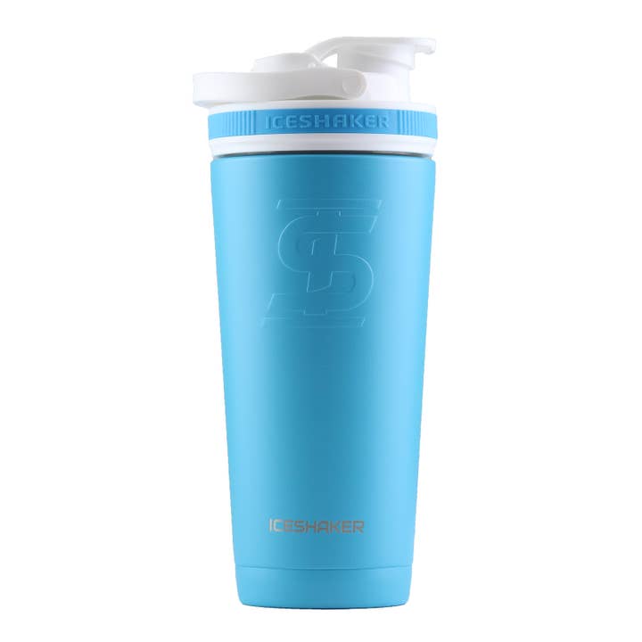 26oz Caribbean Blue Ice Shaker for wholesale by Ice Shaker