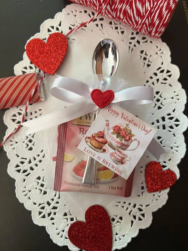 Love is Brewing Tea Bag for wholesale by Our Designer