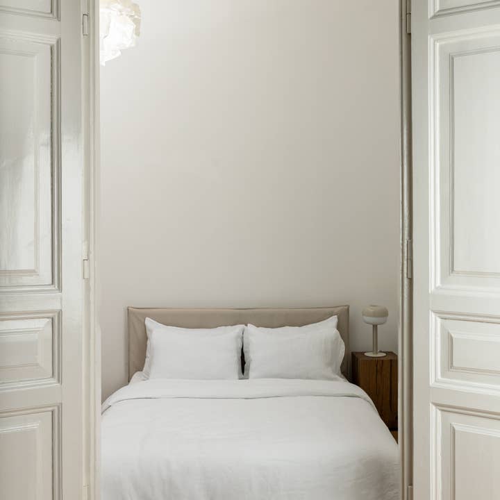 Linen Spells - Wholesale Bedding Set - Linen Bedding Set In White (1 DC+2 Pillowcases)8