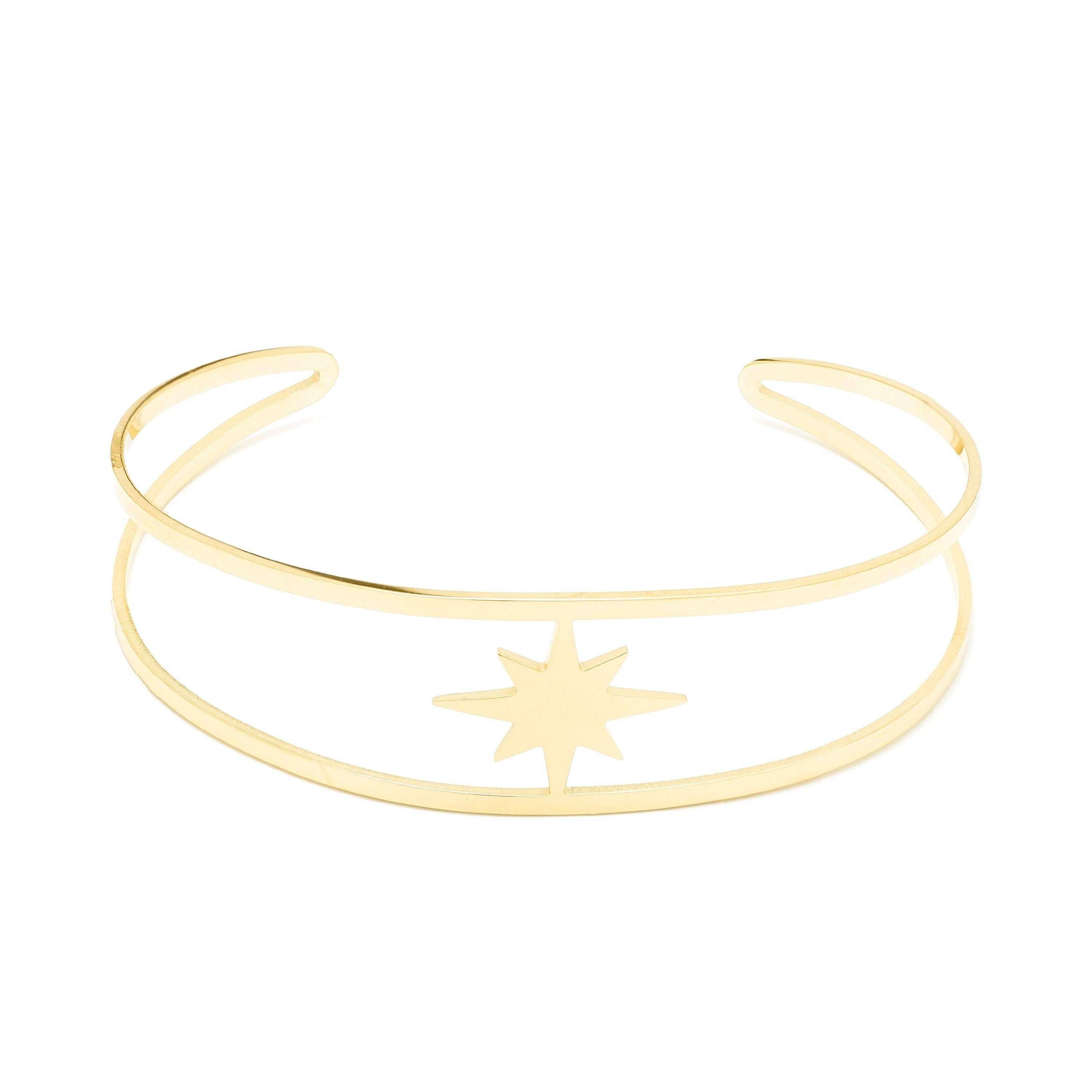 Luxenter - Wholesale Cuff Bracelet - Pulsera acabada en oro amarillo de 18K - Ugri0