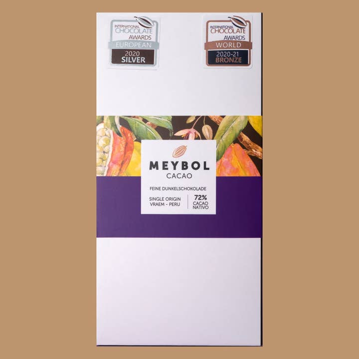 Meybol Cacao - Vraem 72% for wholesale by Hello Chocolate