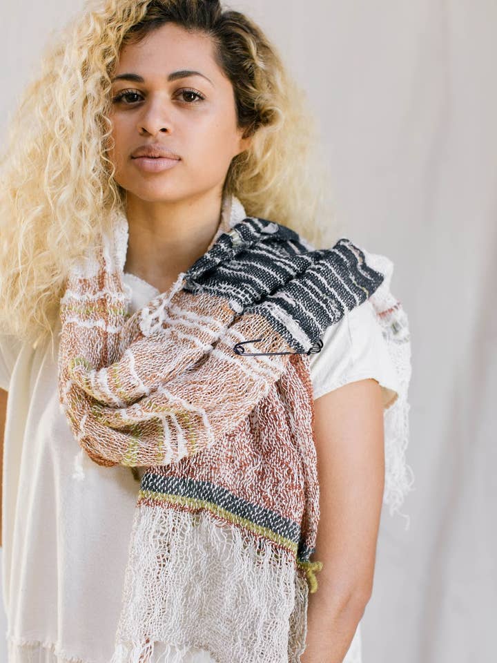 Handwoven Scarf, Made to Order for wholesale by Megan-Ilene