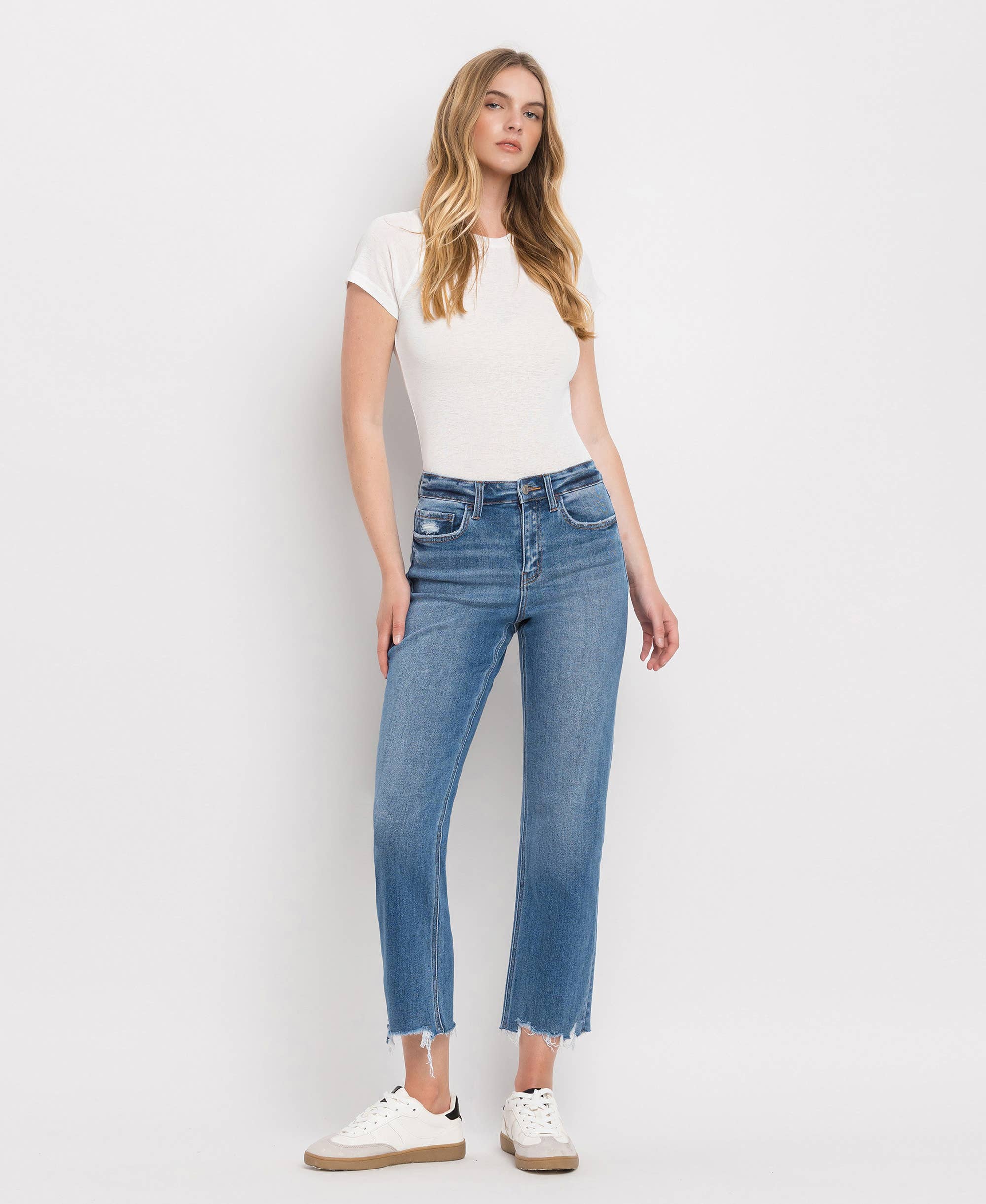 GALLANT HIGH RISE REGULAR STRAIGHT JEANS T6224 for wholesale on Faire4