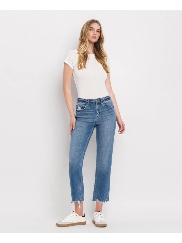 GALLANT HIGH RISE REGULAR STRAIGHT JEANS T6224 for wholesale on Faire4