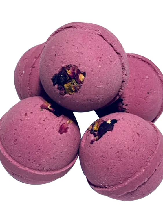 Rose Petals & Jasmine Fizzy Bath Bomb for wholesale by Noteology
