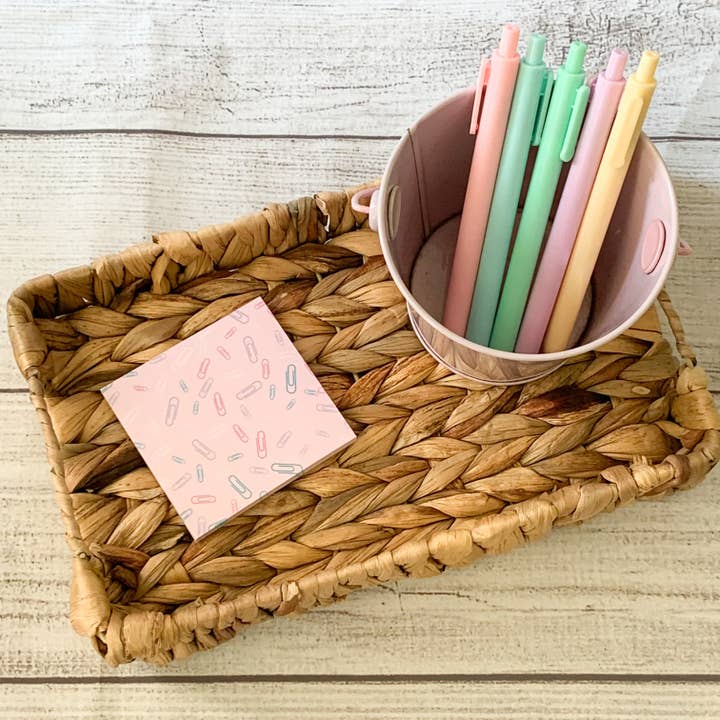 Paper Clips Lunch Note Stickies for wholesale by P.S. 143 Paper Co