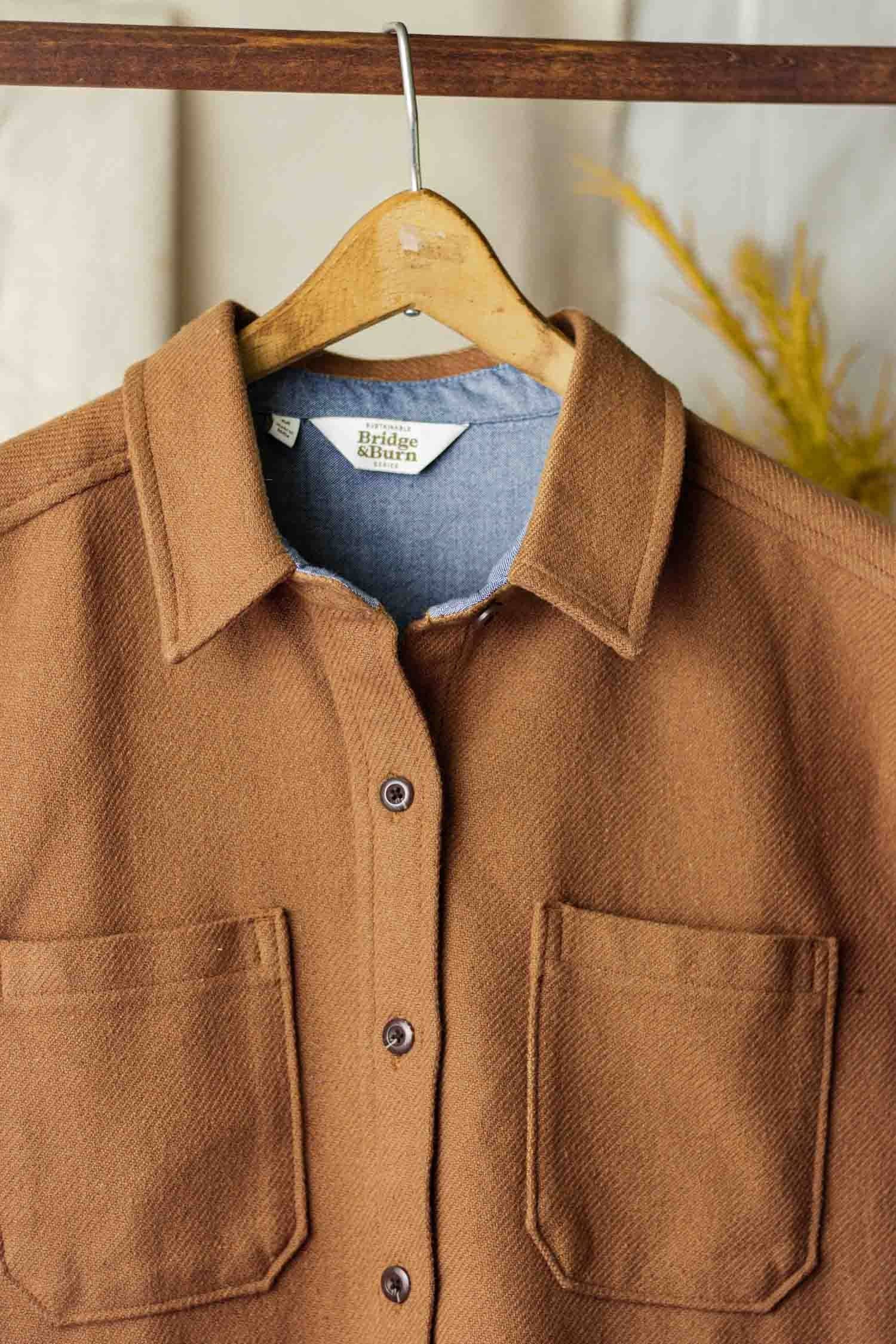 Dawson Overshirt / Camel for wholesale on Faire6