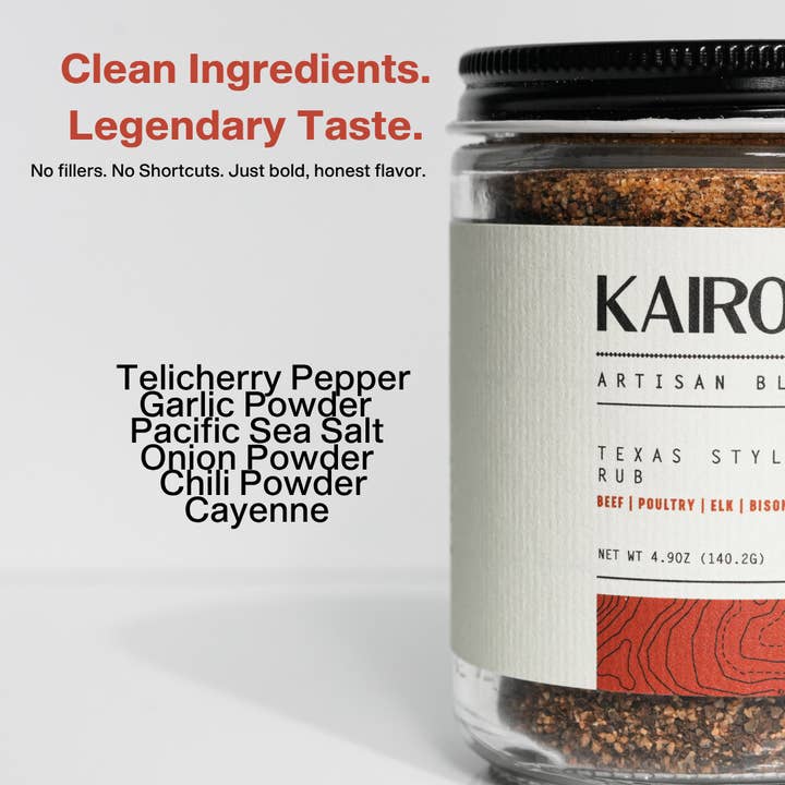 Kairos Artisan Blends - Wholesale Rub - Texas Style Rub2