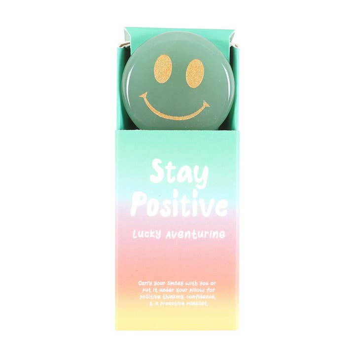 Something Different Wholesale - Wholesale Spiritual Stone/Crystal - Stay Positive Aventurine Happy Face Crystal