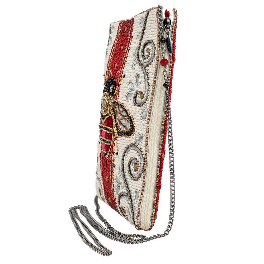 Mary Frances Accessories - Wholesale Crossbody Bag - Women's - Royal Bee Beaded Bee Motif Mini Crossbody Handbag3