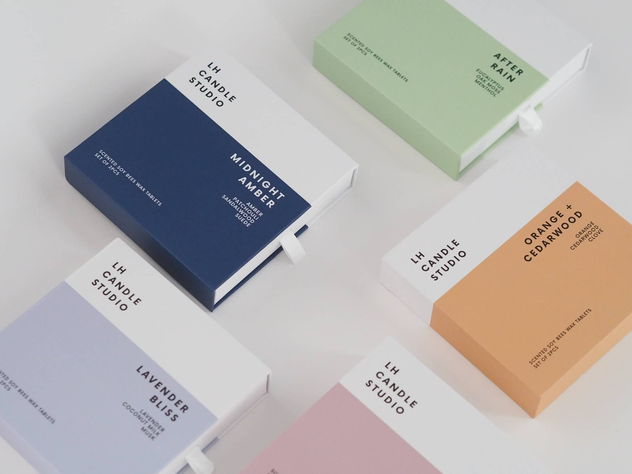 LH CANDLE STUDIO - Venta al por mayor Ceras perfumadas - Ambientador de barra de cera para armarios - Rose mood1