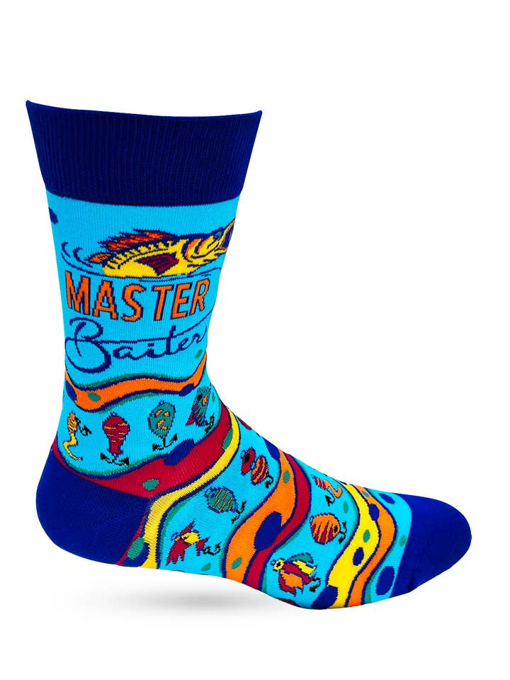 Fabdaz - Wholesale Socks - Men's - Master Baiter Men's Novelty Crew Socks1