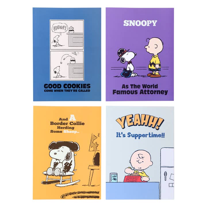 K_Wonderland - Wholesale Notebook - Peanuts Snoopy & Friends Line Note Book