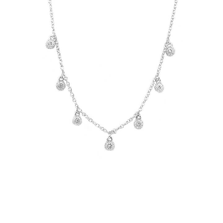 Marlyn Schiff - Wholesale Pendant/Charm Necklace - Multi Bezel Burst Necklace