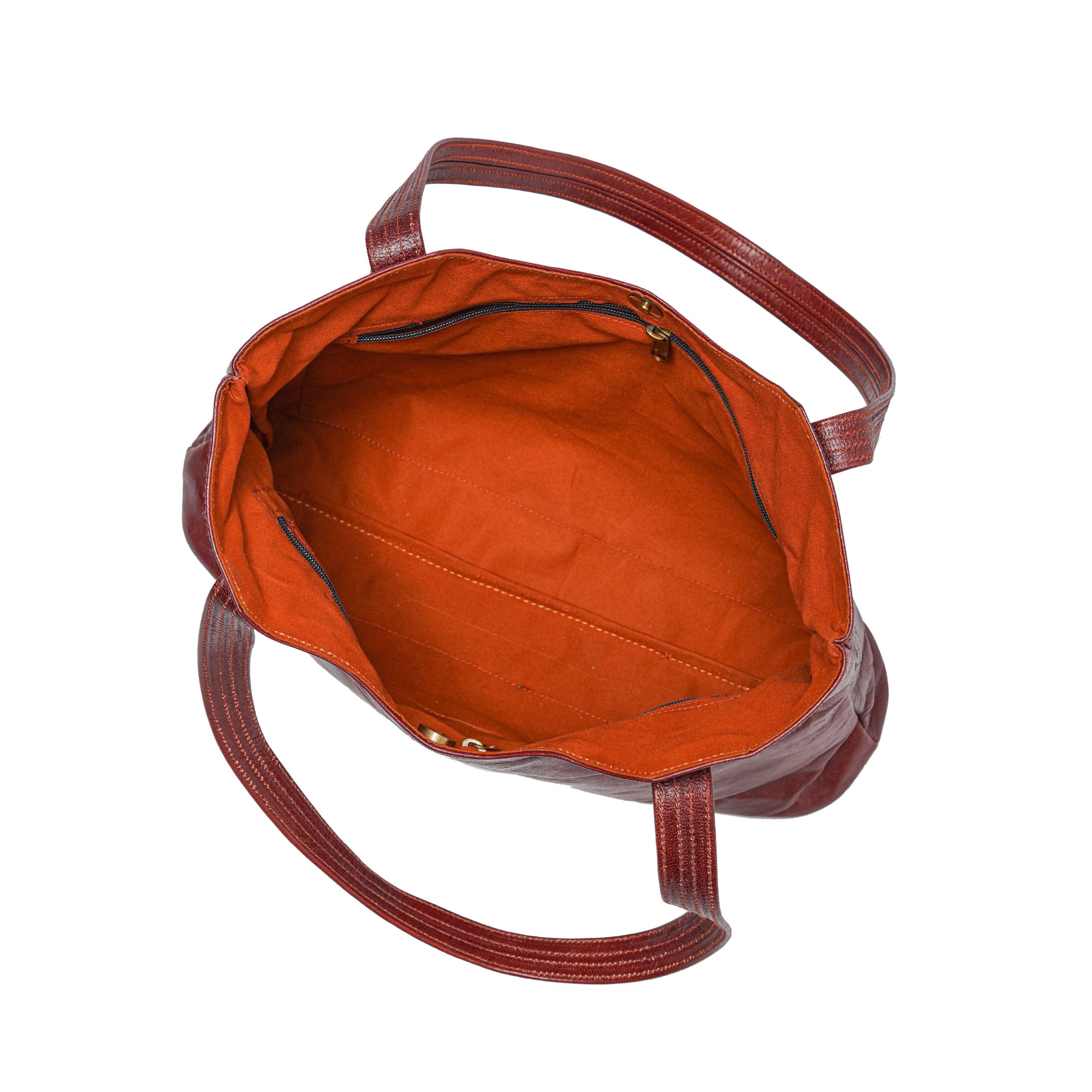 MaheTri LLC - Leather & Lifestyle Goods - Wholesale Tote Bag - Women's - Commuter Leather Tote Bag for Girls3