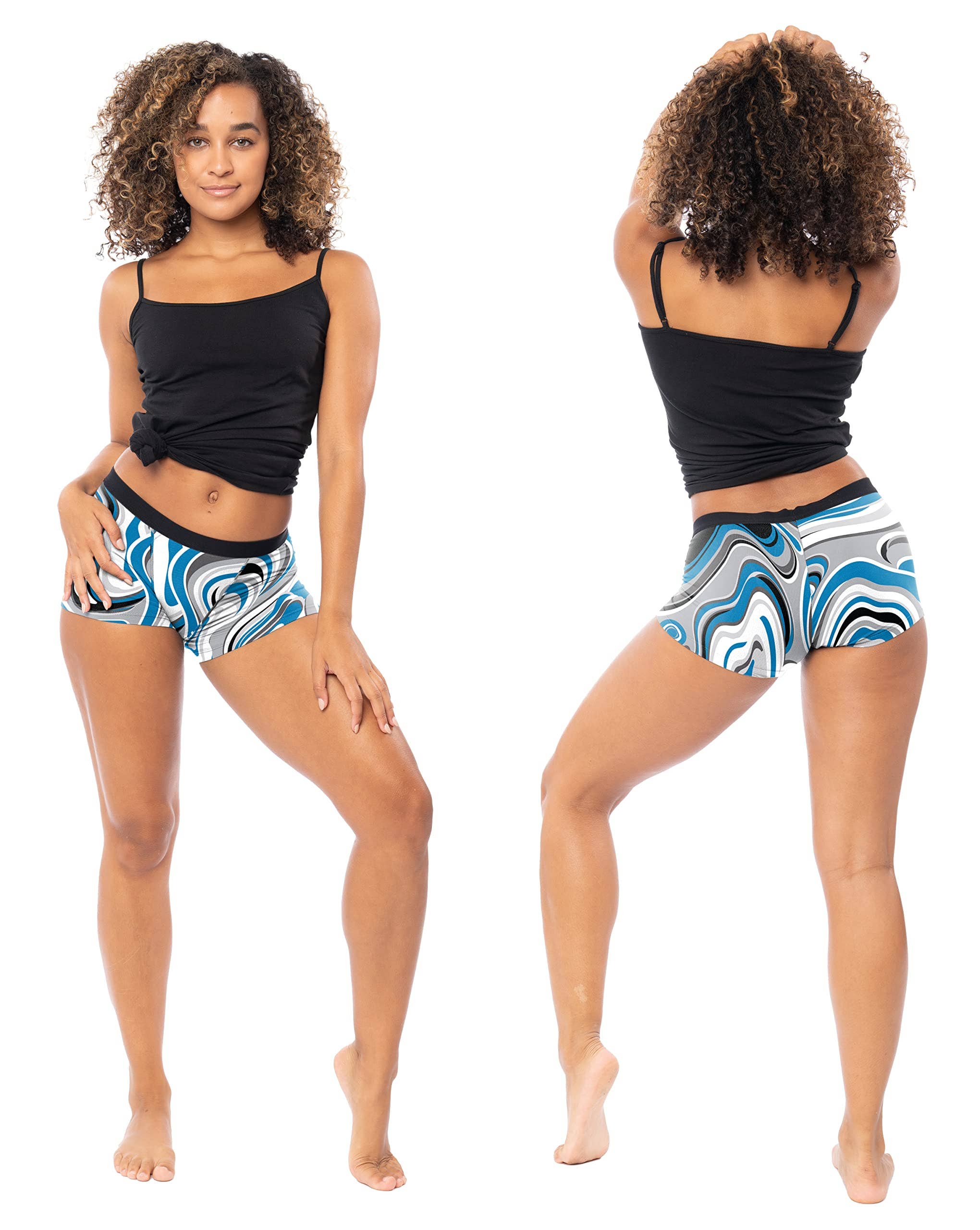 I-Wear Brands - Wholesale Ondergoed - Dames - 6-pack moderne korte boxerbroek voor dames31