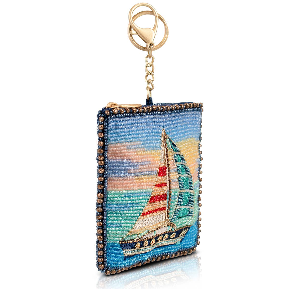 Mary Frances Accessories – Porta-moedas - Mulher por atacado – Carteira de Moedas Veleiro Azul Yacht Life2