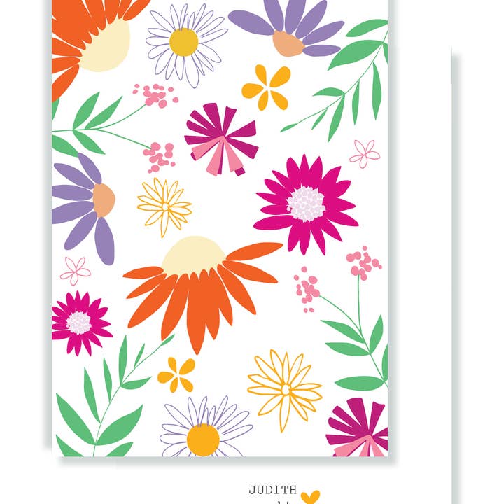 Kaart - Bloemenmix voor wholesale door JUDITH maakt