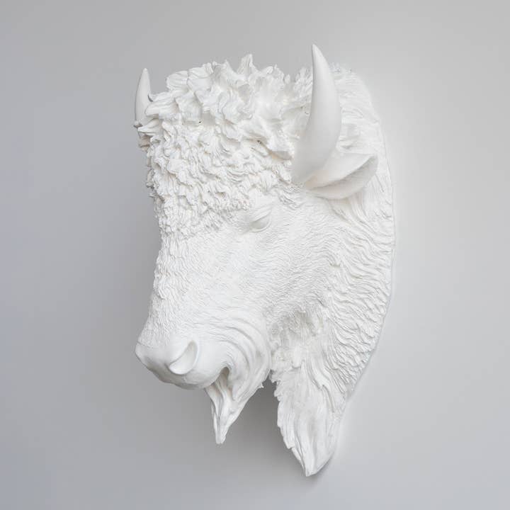 Near and Deer – Engroshandel 3D-vægkunst – Faux Bison vægbeslag5