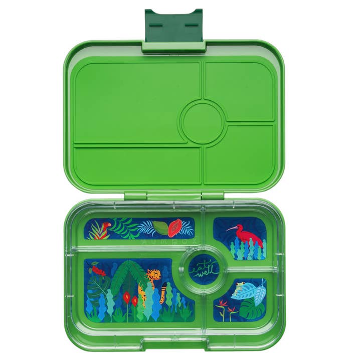 Yumbox Tapas étanche - Vert Jurassique, 5 compartiments pour la vente par Yumbox
