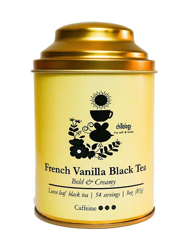 Thé noir à la vanille française pour la vente par Chillology