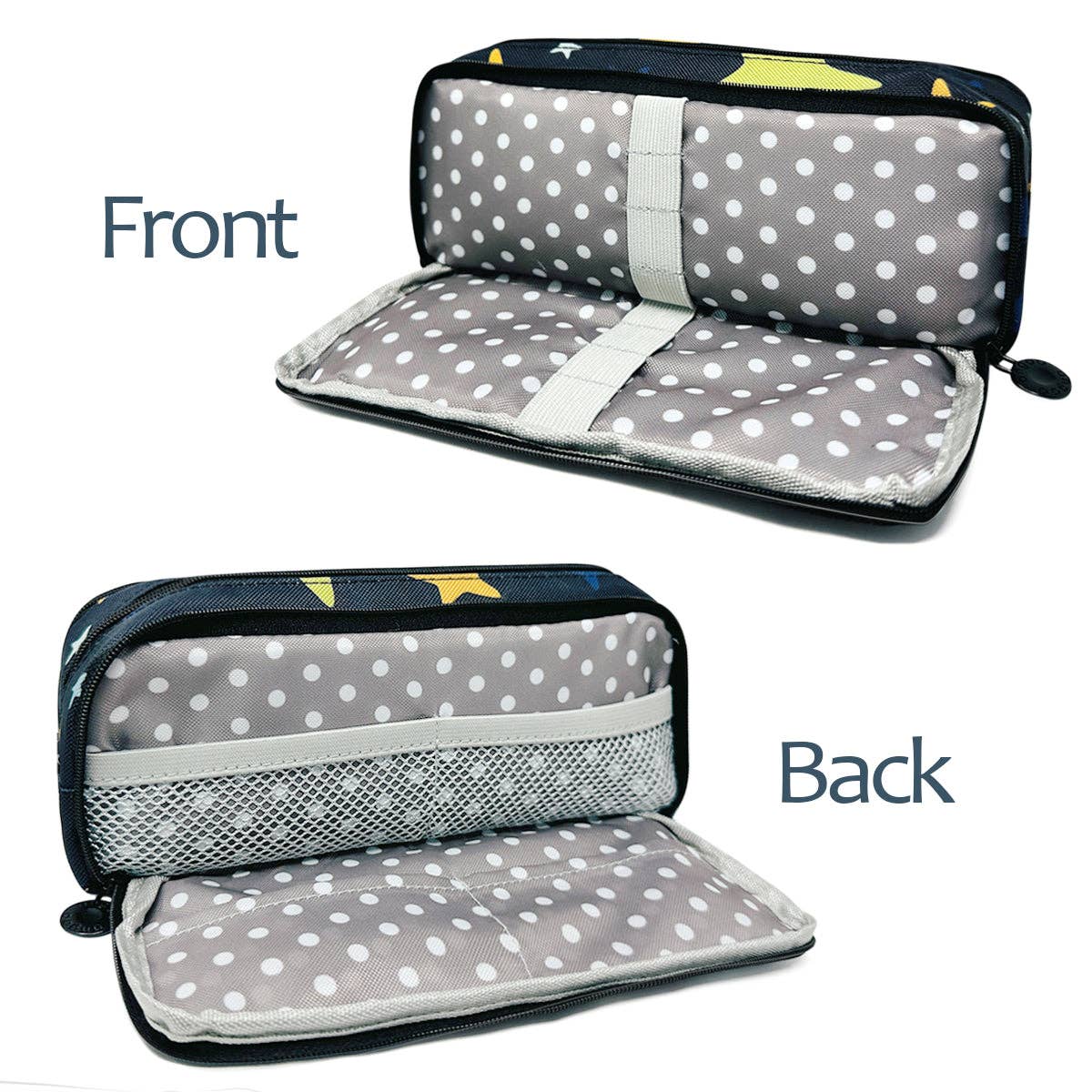Wrapables.com - Wholesale Pencil Case/Pouch - Wrapables Large Capacity Pencil Case, 3 Compartment Pouch20
