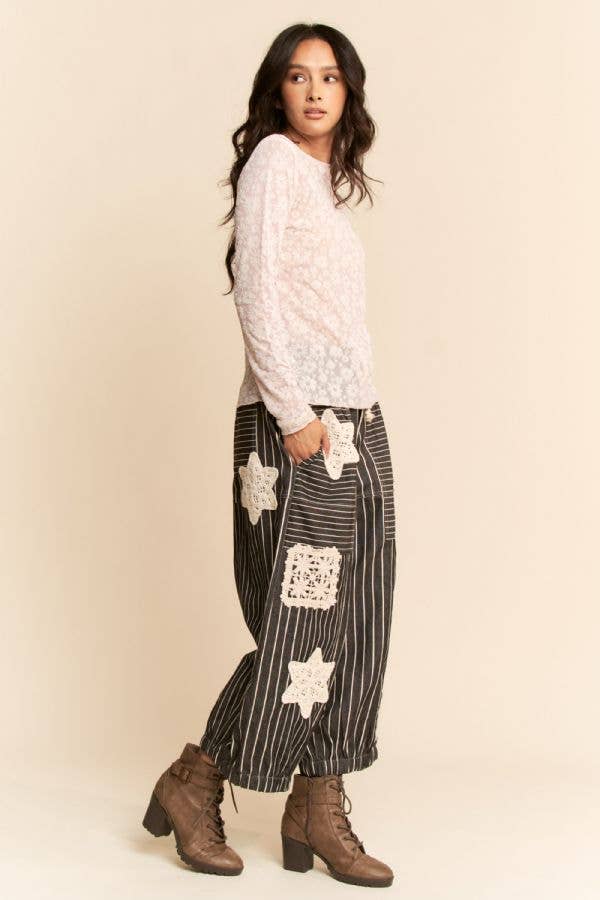 Davi & Dani - Wholesale Knit Top - Women's - LONG SLEEVE FLORAL MESH TOP18