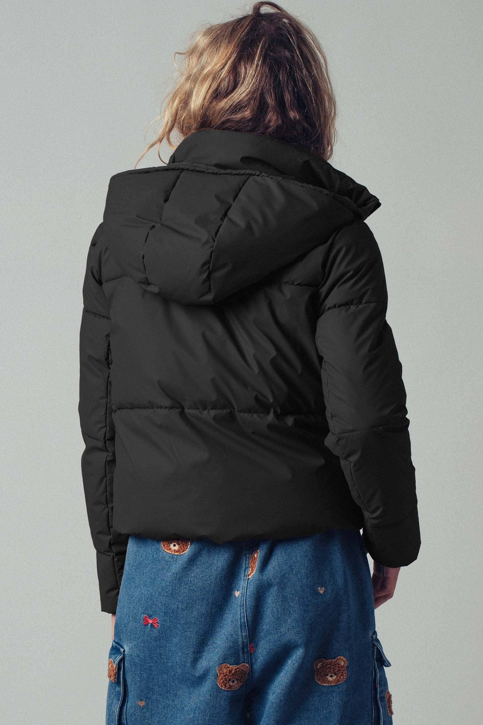 Urban Daizy - Wholesale Puffer Jacket - Women's - Cozy Drawstring Hooded Puffer Jacket1