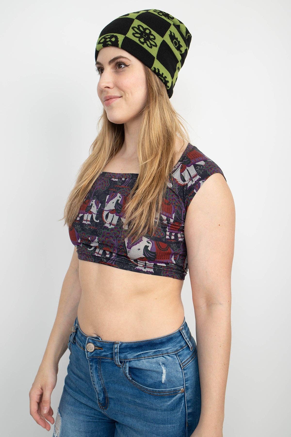 Lakhays Collection Inc. - Wholesale Beanie - Women's - Checkerboard Beanie1