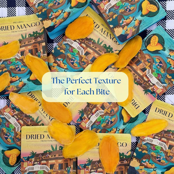 Kiri Dried Fruit Co - Wholesale Dried/Dehydrated Fruit - KIRI Premium Dried Mango from Thailand, Soft & Not too sweet