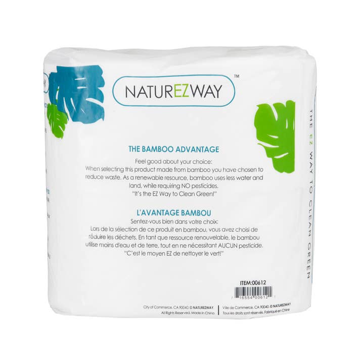 NatureZway - Wholesale Toilet Paper - Bamboo Bath Tissue | 2-Ply | 4 Rolls/Pack | Case of 482