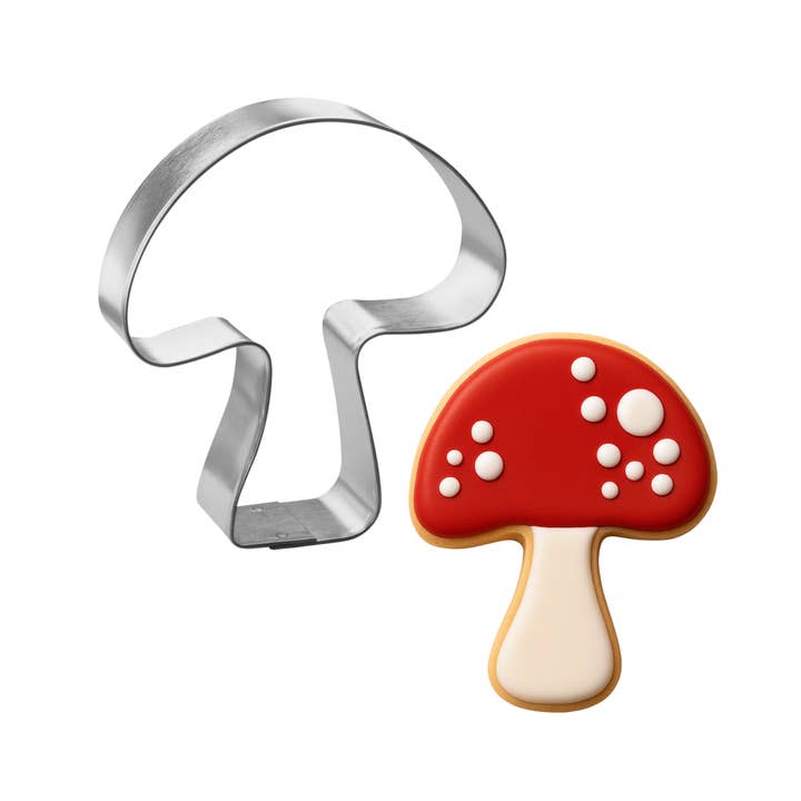Tagliabiscotti a forma di fungo 3,25 pollici B915 per la vendita all'ingrosso da parte di CookieCutter.com