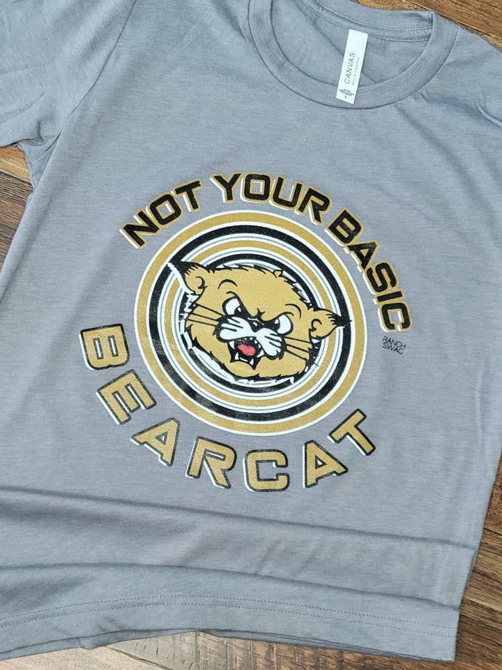 Not Your Basic Bearcat Graphic T-Shirt for wholesale by Ranch Swag