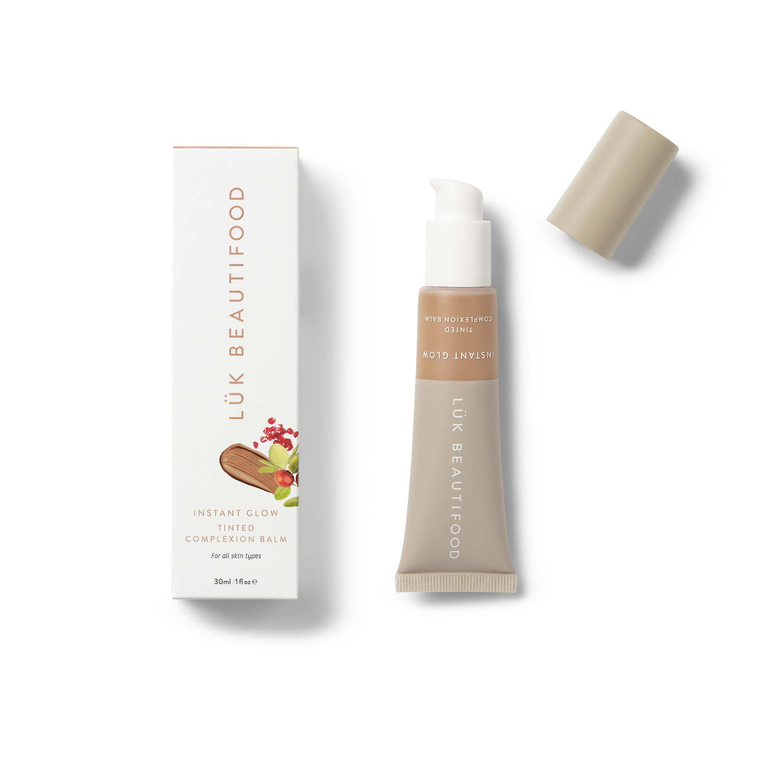 LÜK BEAUTIFOOD [🇦🇺 AUS + USA🇺🇸] - Wholesale Tinted moisturiser - NUDE 6 (Tan) - Instant Glow Tinted Complexion Balm 30ml5
