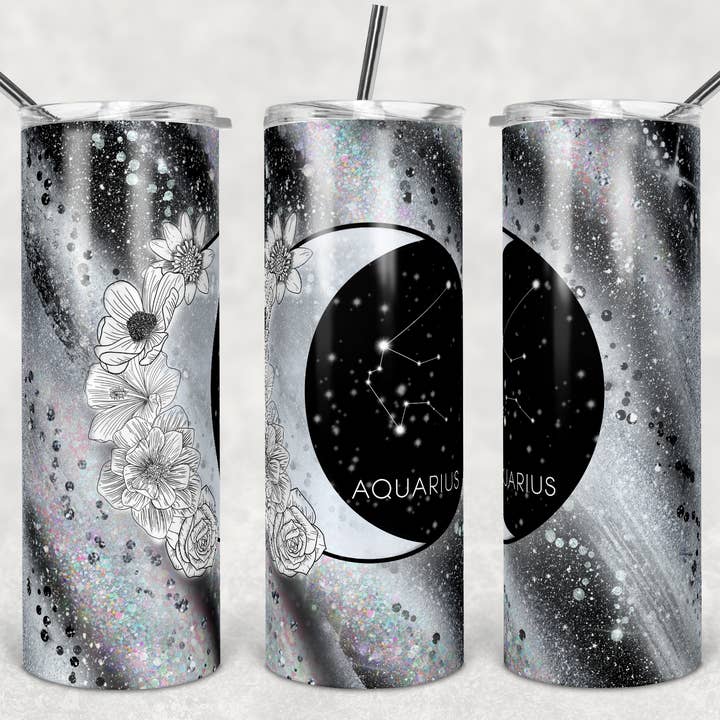 Vattumannen Zodiac Tumbler för wholesale av Antisocial Designs